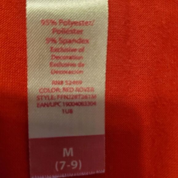 No Boundaries red wrap shirt sz medium - Picture 6 of 6